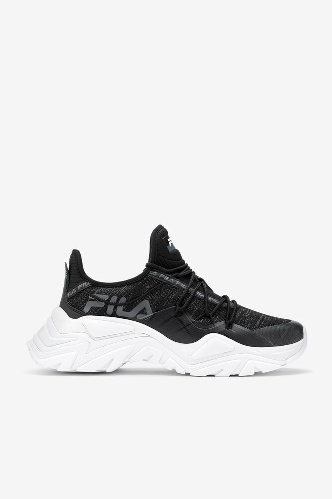 Fila Relectrove Premium Trainers Black/White - Womens - 12458VDOI